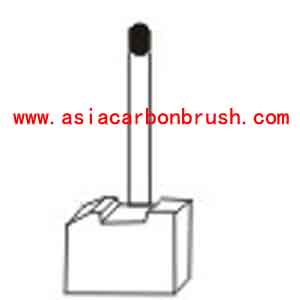 Hitachi carbon brush,carbon brush for automobile,car carbon brush,Hitachi 91207 JASX 66-67 2-JAS 66-67